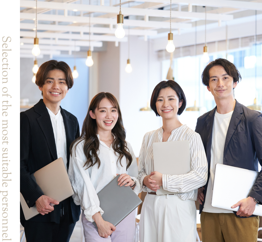 105名のライターから最適な人材を選定 